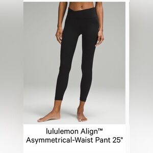 Brand new lululemon aligning leggings. Never worn